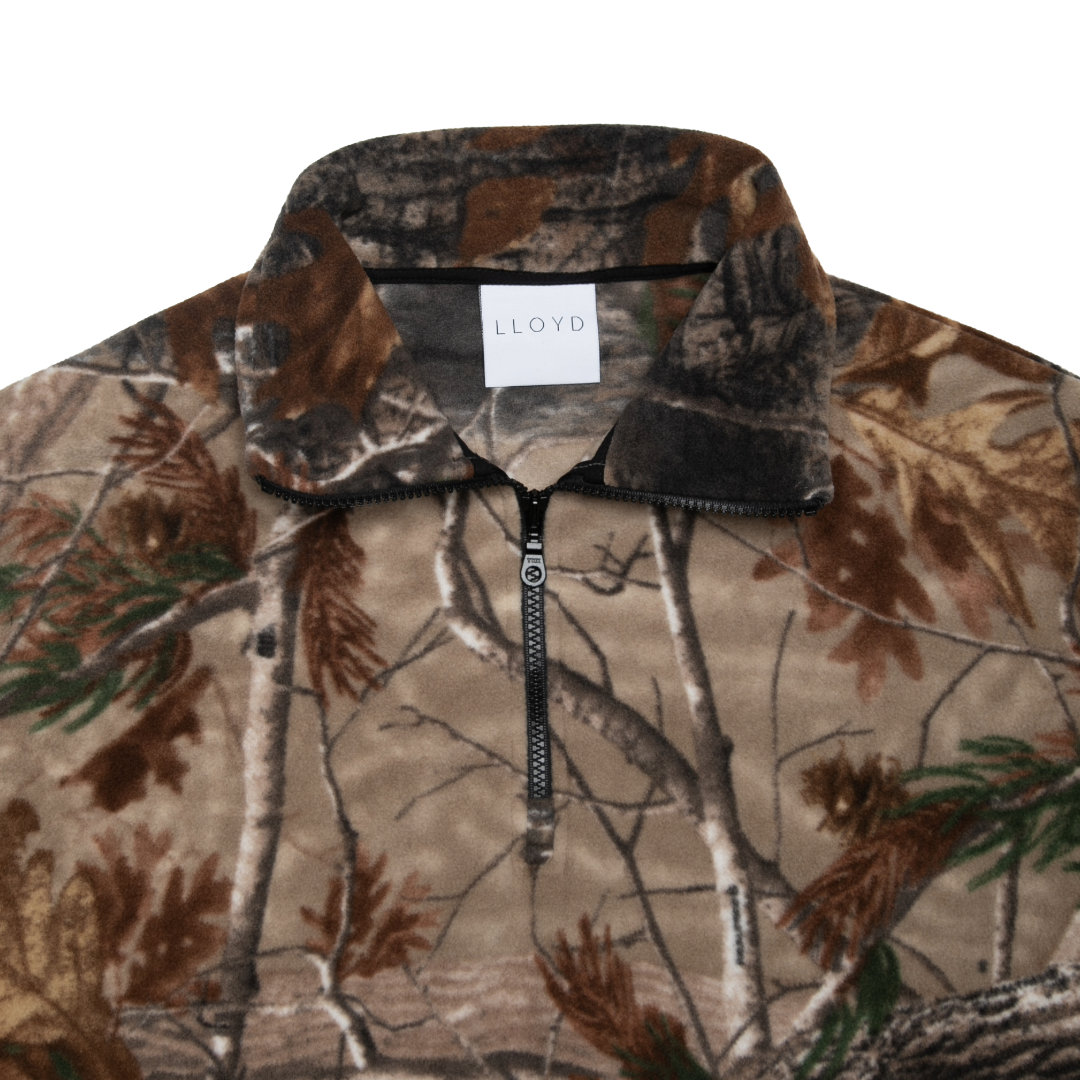 LLOYD/ALTERIOR HALF-ZIP PULLOVER — REAL TREE