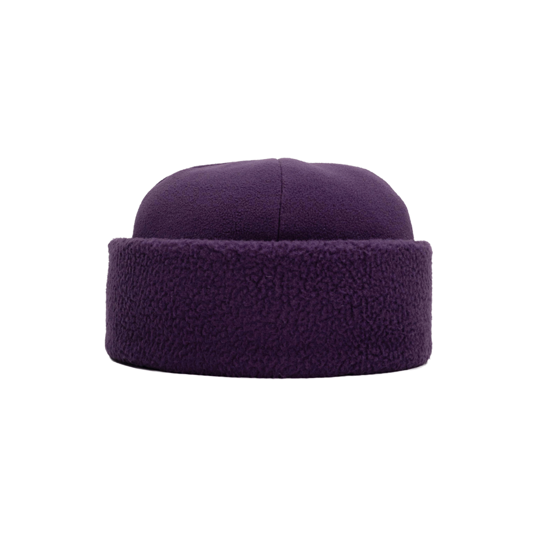 FLEECE TOQUE — AUBERGINE