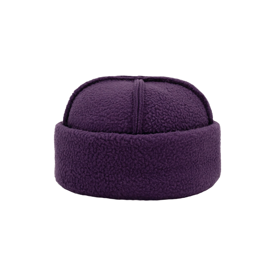 FLEECE TOQUE — AUBERGINE