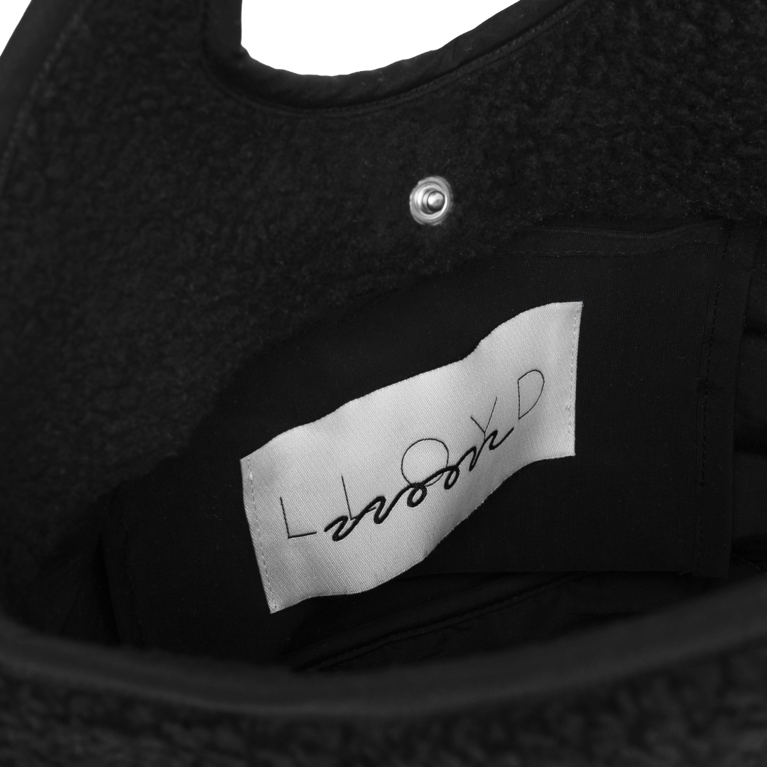 LLOYD/noon BAG — BLACK FLEECE