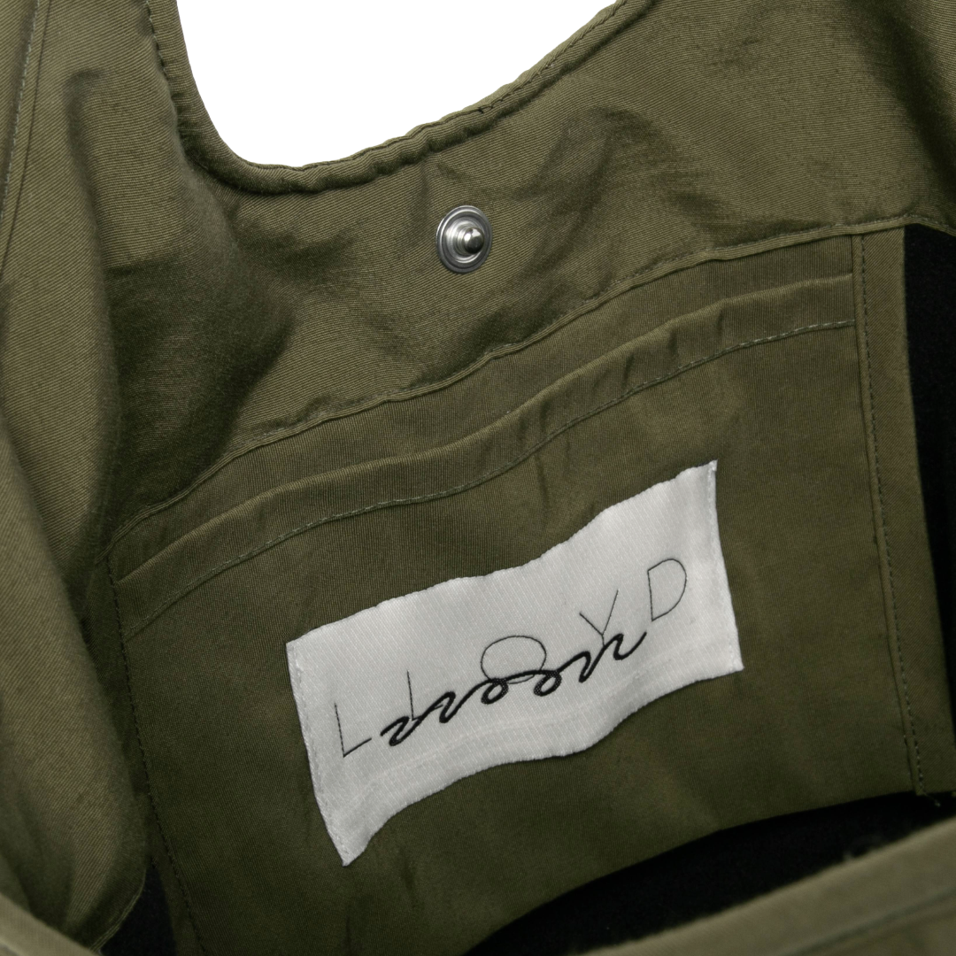 LLOYD/noon BAG — OLIVE NYLON