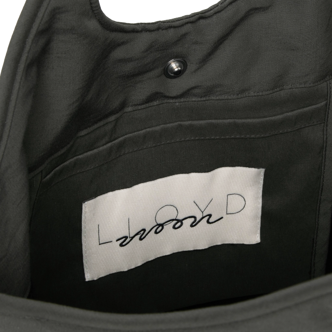LLOYD/noon BAG — SLATE NYLON