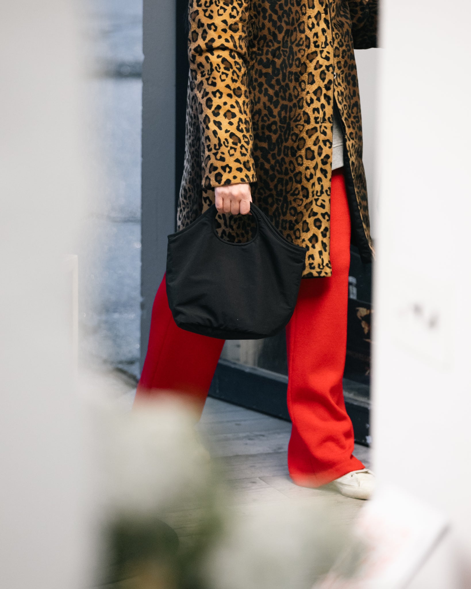 LLOYD/noon BAG — BLACK NYLON