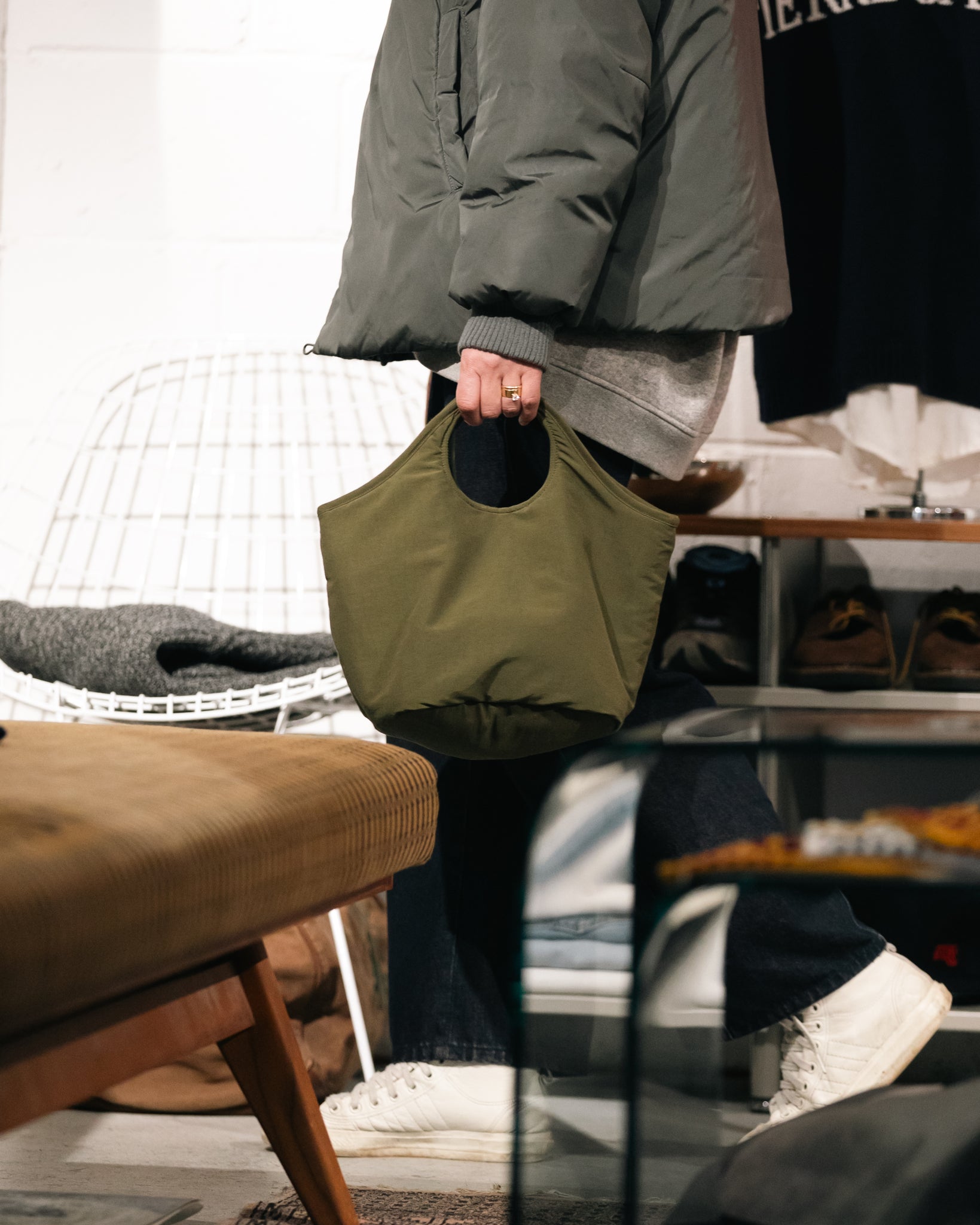 LLOYD/noon BAG — OLIVE NYLON