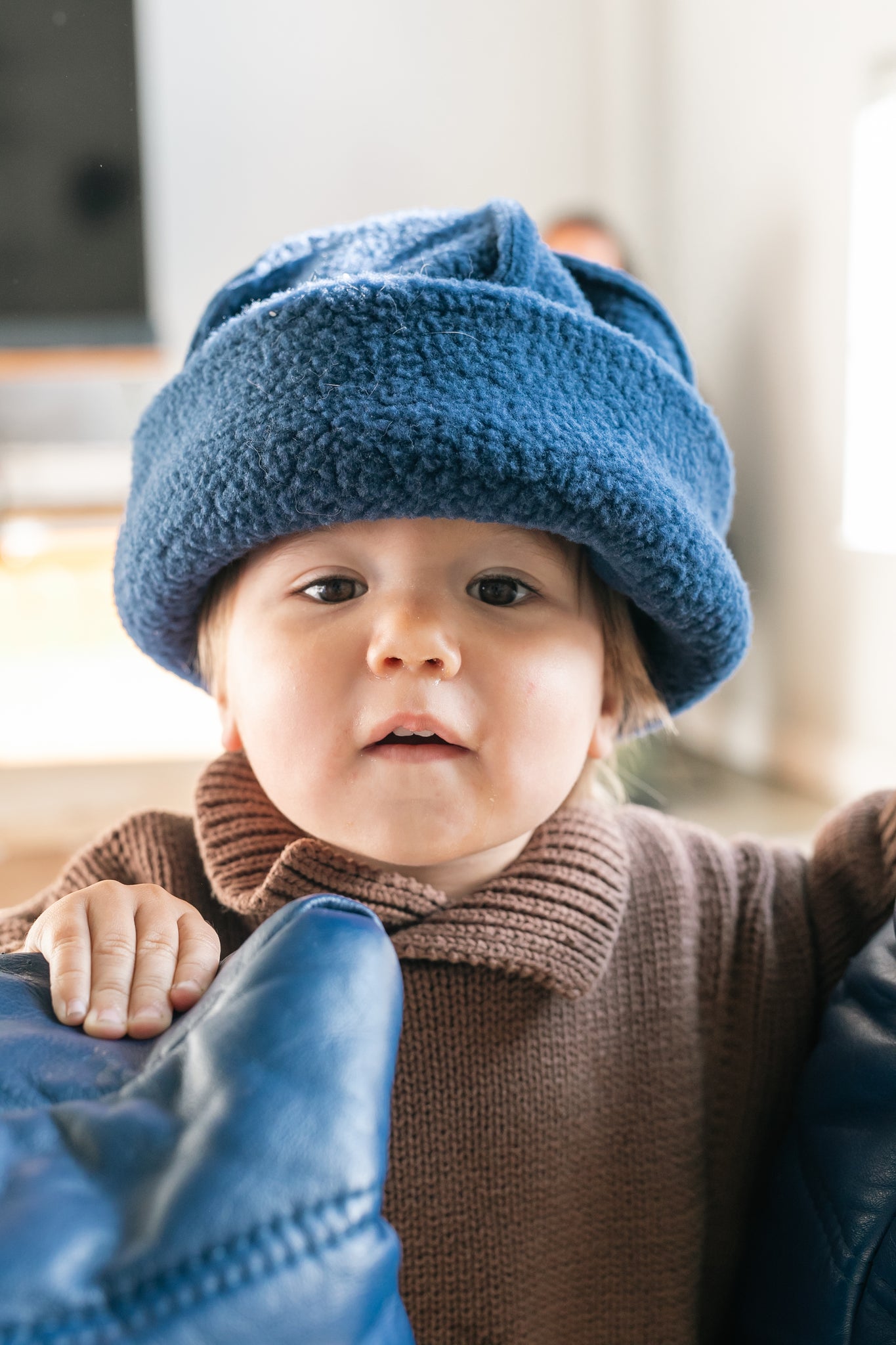 FLEECE TOQUE — NU BLUE