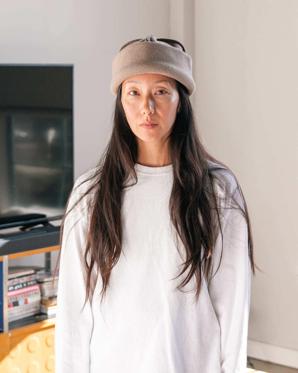 FLEECE TOQUE — POLAR TAUPE