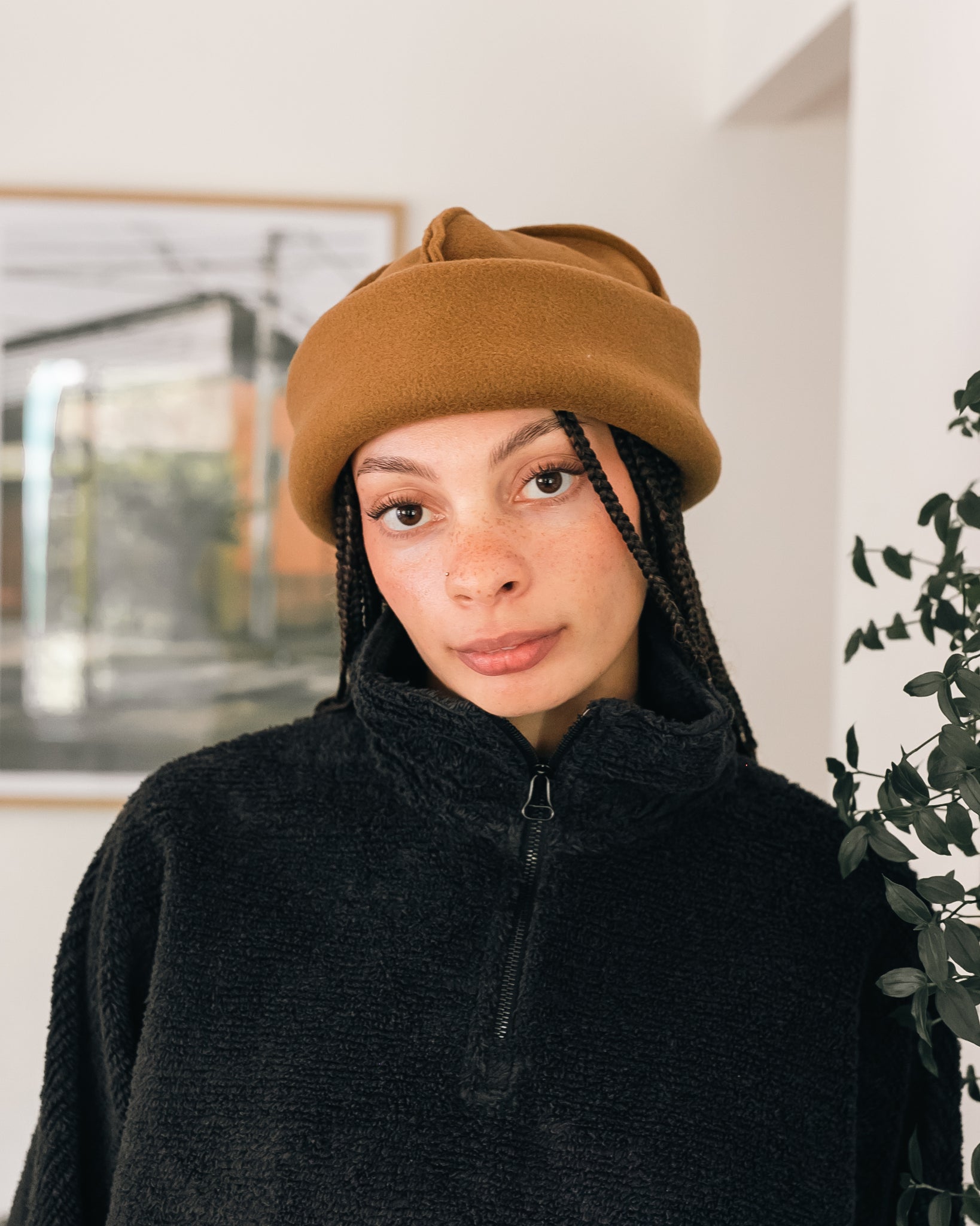 FLEECE TOQUE — COYOTE