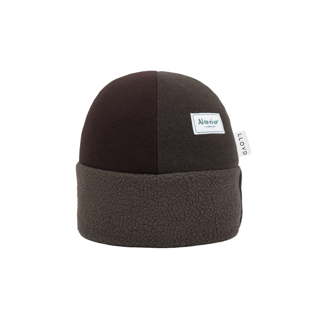 LLOYD/ALTERIOR TOQUE 4-PANEL — ANTHRACITE + BROWN
