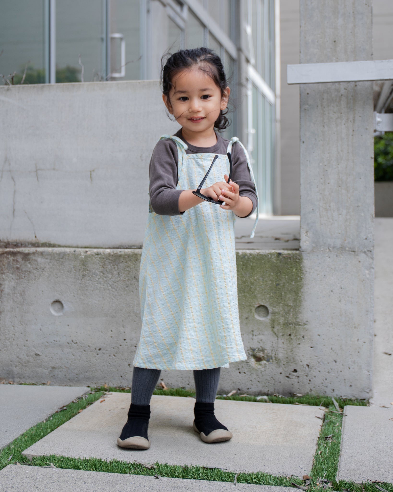 LITTLE LLOYD SUNDRESS — SPRING PLAID