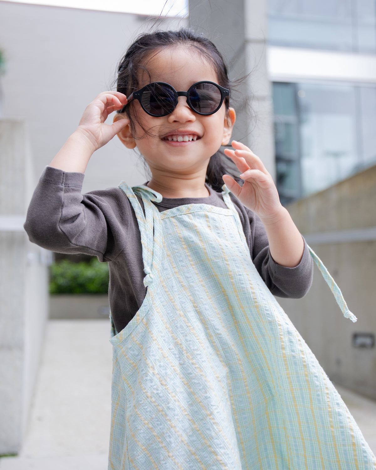 LITTLE LLOYD SUNDRESS — SPRING PLAID