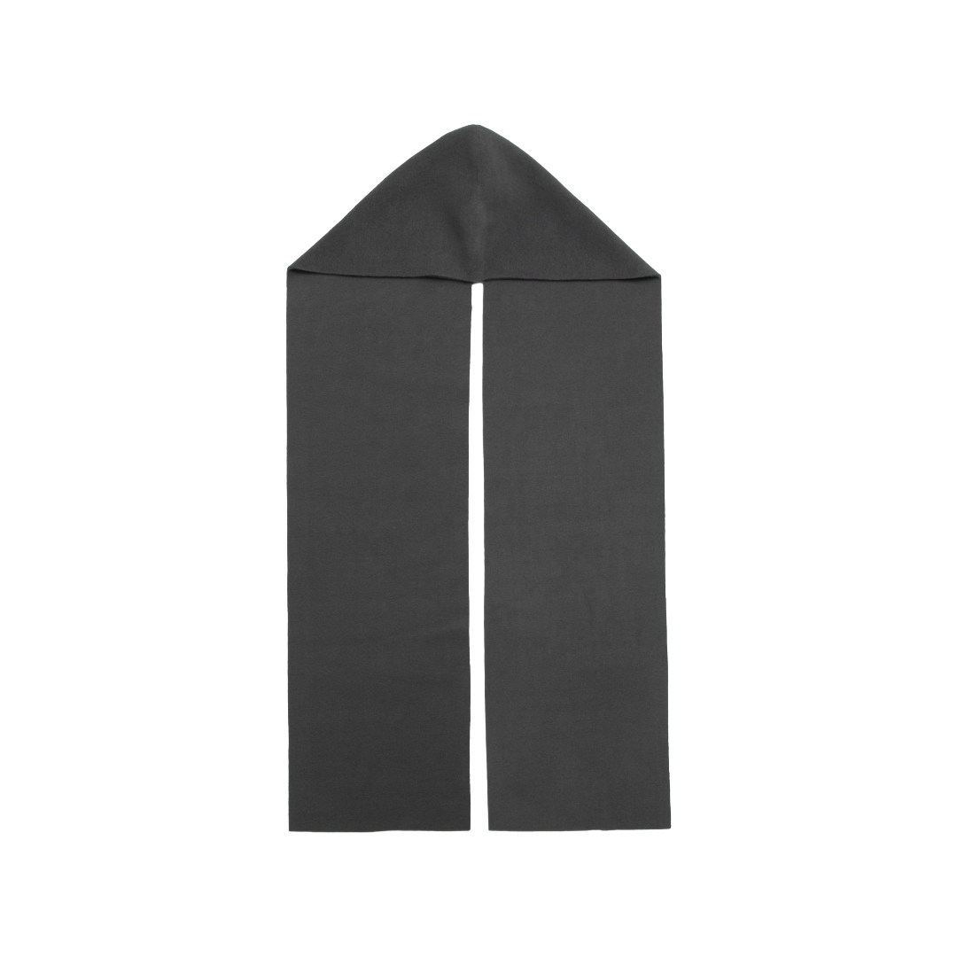 HOODED SCARF — SLATE