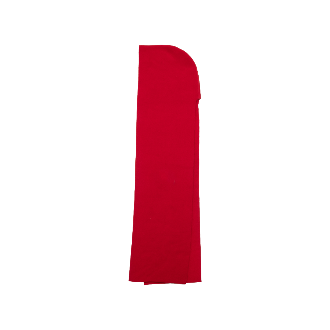 HOODED SCARF — TOMATO