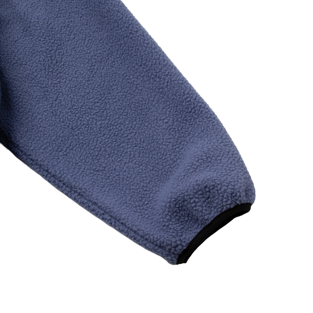 FLEECE HALF-ZIP PULLOVER — STELLAR BLUE