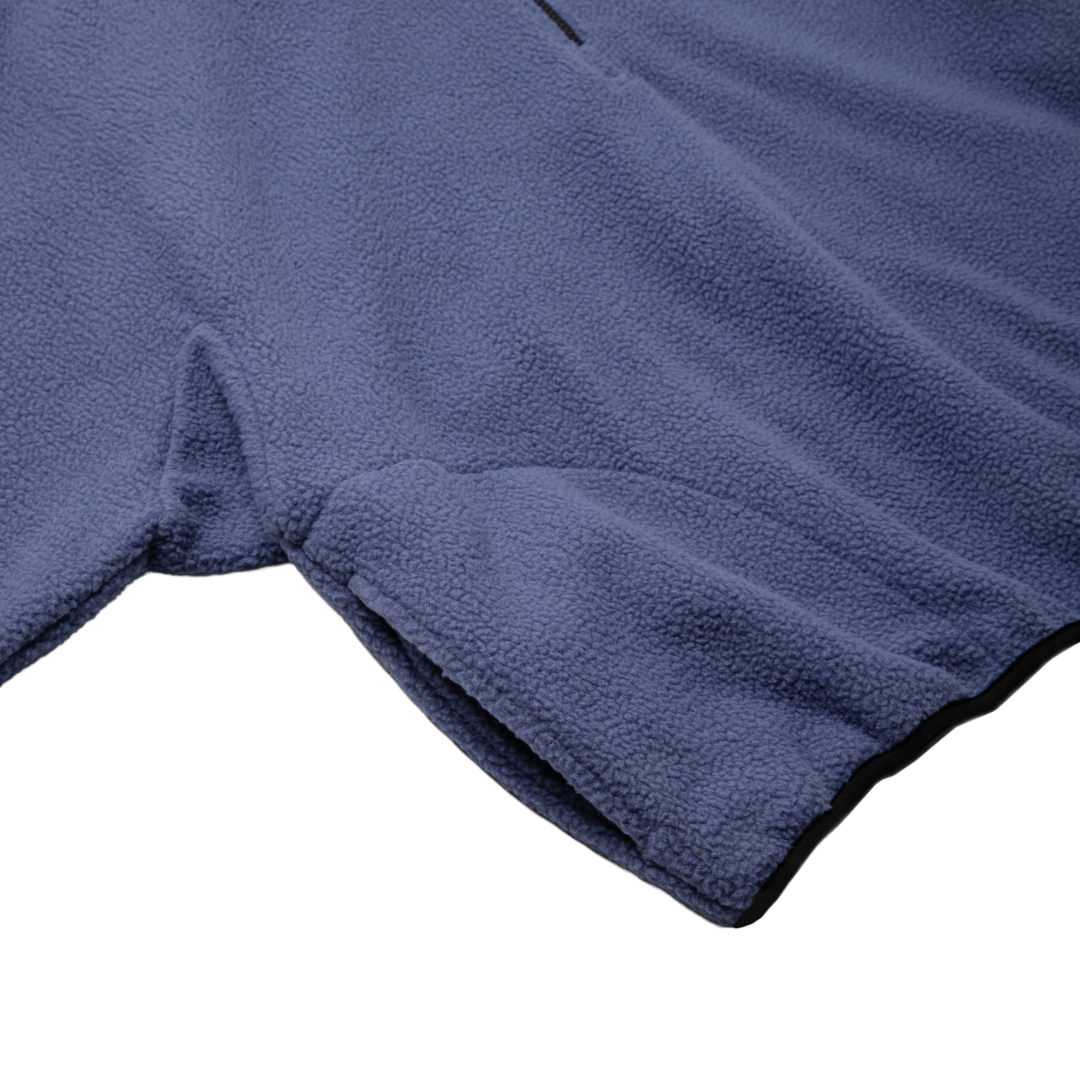 FLEECE HALF-ZIP PULLOVER — STELLAR BLUE