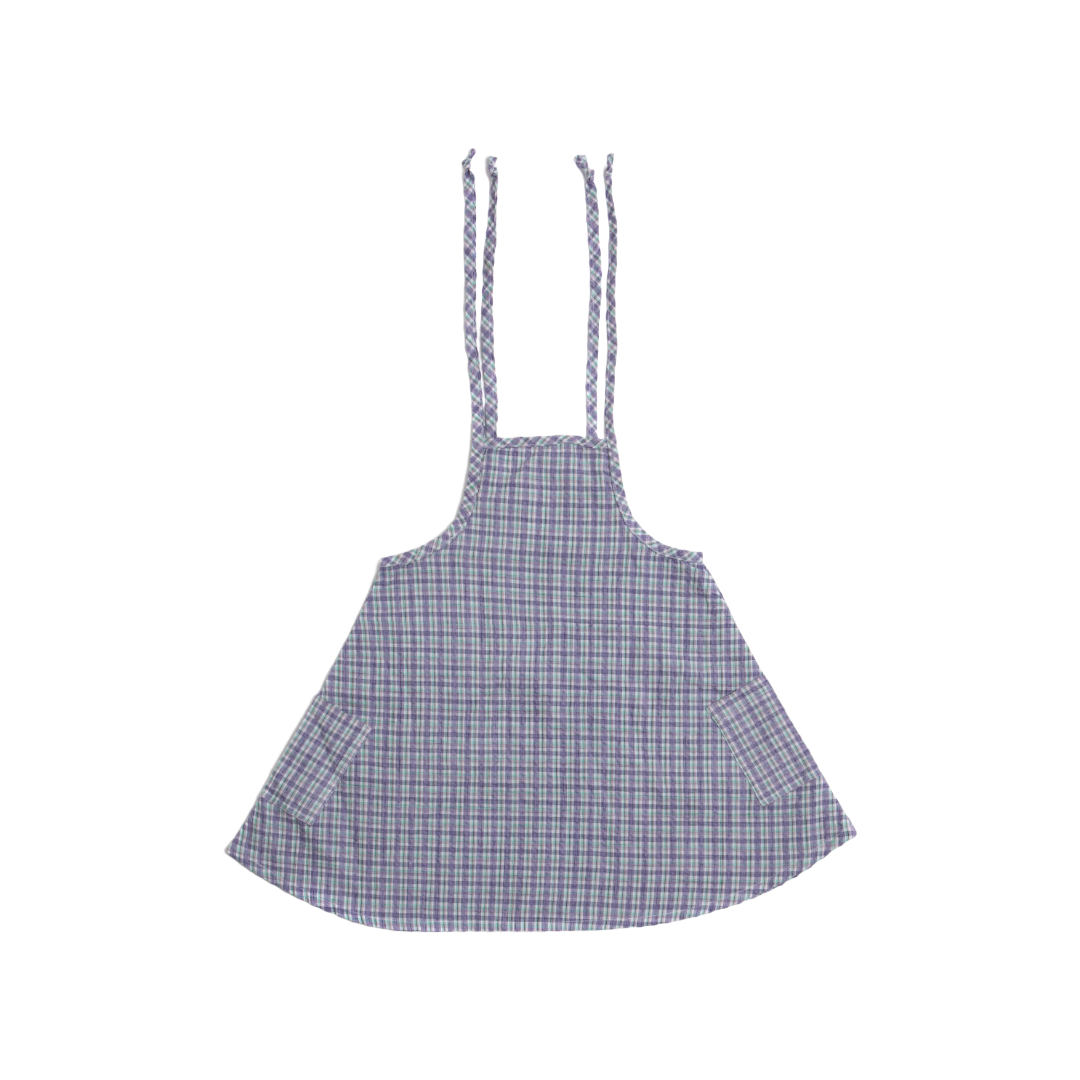 LITTLE LLOYD SUNDRESS — LILAC PLAID